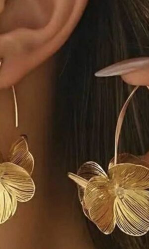 Pendientes Flor Dorados