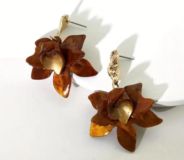 Pendientes Flor Ámbar