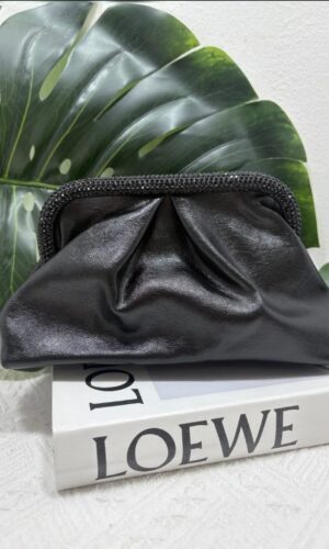 Clutch Mía Liso Negro