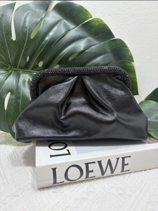 Clutch Mía Liso Negro