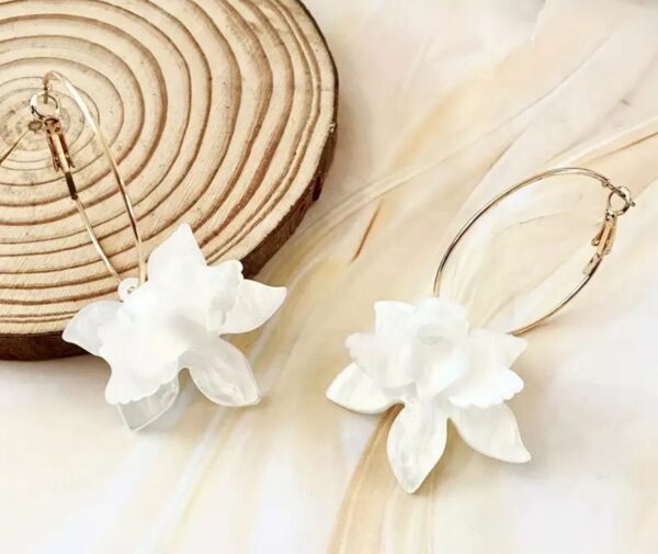 Pendientes Flor Nácar