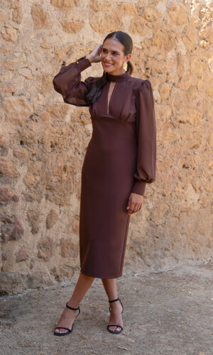 Vestido Saire Chocolate