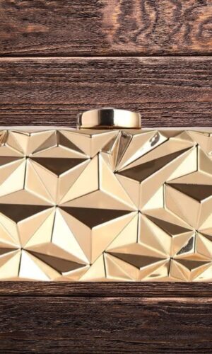 Clutch Dorado Latón